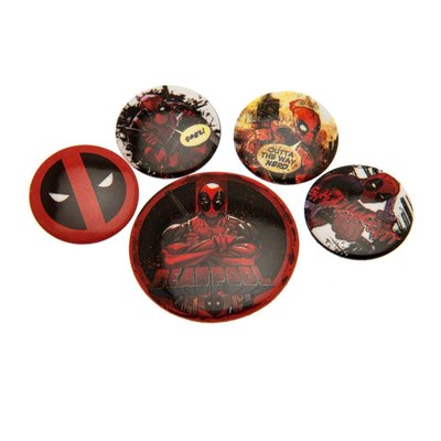 Ensemble badges DEADPOOL