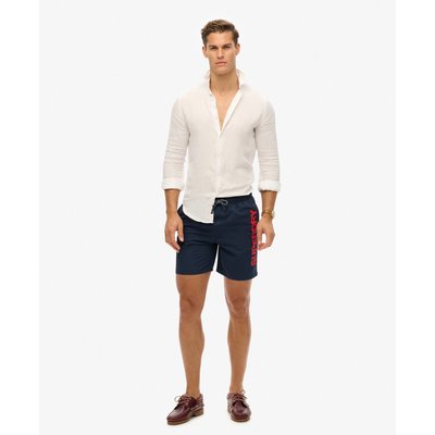 Short de bain de sport recyclé à motif longueur 43 cm SUPERDRY