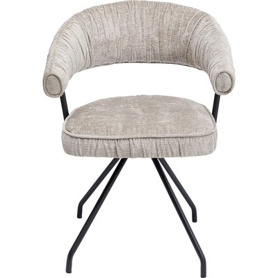 Chaise avec accoudoirs pivotante, ARABELLA KARE DESIGN