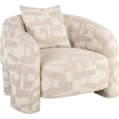 Fauteuil lounge tissu  graffic confort moderne RECOLLECTION
