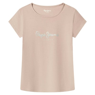 T-Shirt Coupe Slim Avec Logo Pailletté PEPE JEANS