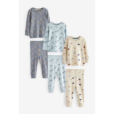 Pyjamas douillets coupe classique, lot de 3 NEXT
