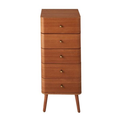 Chiffonnier 5 tiroirs avec façades aux bords arrondis H100 cm - KARL CALICOSY