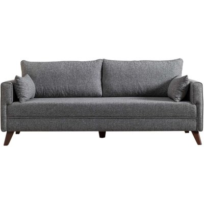 Canapé convertible 3 places en tissu Bella HANAH HOME
