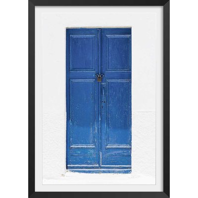 Poster porte bleue ios HEXOA