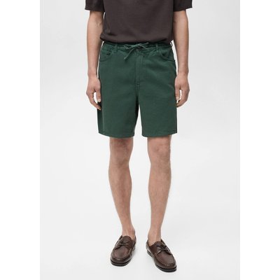 Bermuda jean cordon MANGO MAN