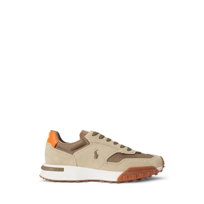 Sapatilhas com mistura de materiais, ELDRIDGE POLO RALPH LAUREN