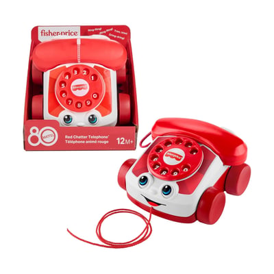 Téléphone animé Rouge pour bébé MATTEL