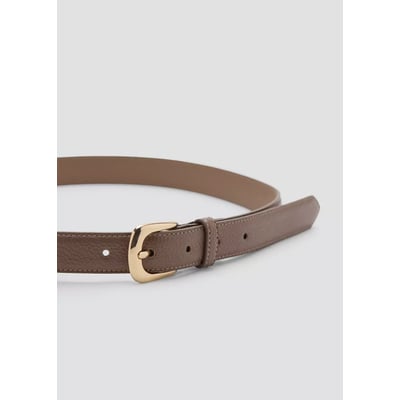 Ceinture cuir synthétique avec boucle métallique MANGO