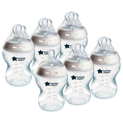 Lot de 6 biberons TOMMEE TIPPEE
