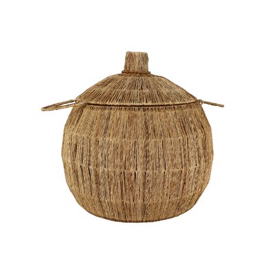 Panier en jute avec couvercle et poignées NOW'S HOME