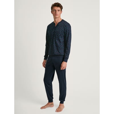 Pyjama avec bords élastiques manches longues Coton RELAX SELECTED 6 CALIDA