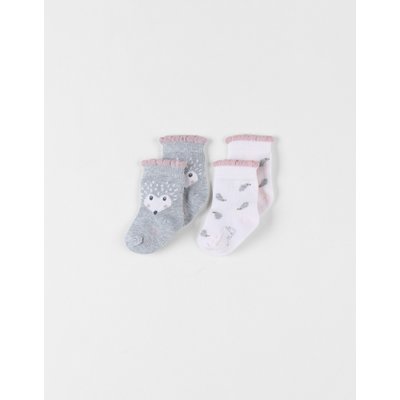 Lot de 2 paires de chaussettes en tricot NOUKIE'S