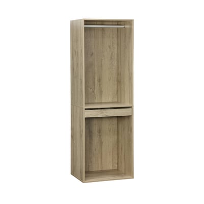 Module dressing décor bois avec penderie et porte-pantalons NEPAL SWEEEK