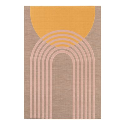 Tapis design intérieur extérieur avec effet relief RADIANT AFK LIVING
