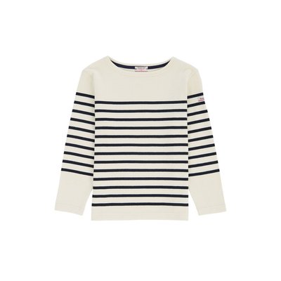 Marinière en coton équitable col bateau DRISSE KIDS ARMOR-LUX