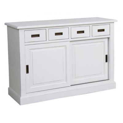 Buffet bas 2 portes 4 tiroirs supérieurs - INTERIOR'S