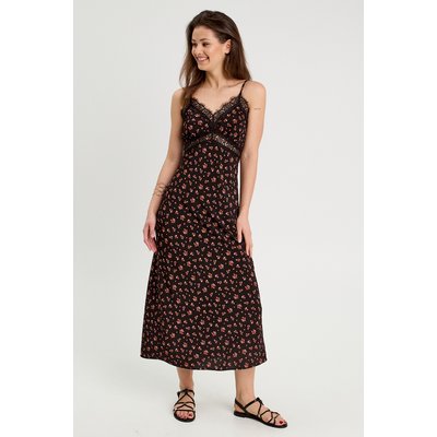 Robe longue droite bretelles CACHE CACHE