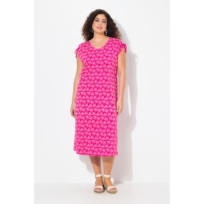 Robe midi à fleurs, sans manches ULLA POPKEN