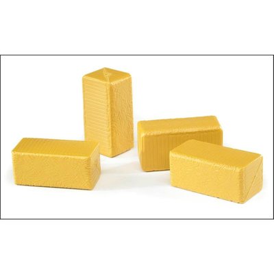 Ballots de paille parallélépipédiques. Set de 4 pièces. BRUDER