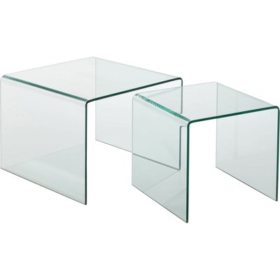 Tables gigognes en verre, modernes, Stow JOLIPA