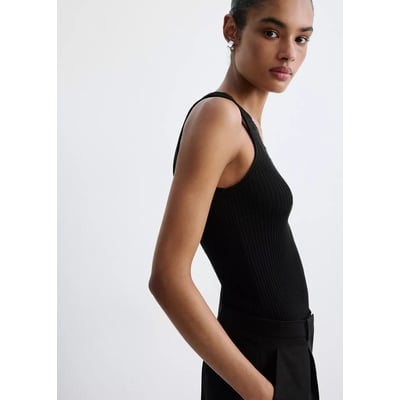 Top Lyocell dentelle MANGO