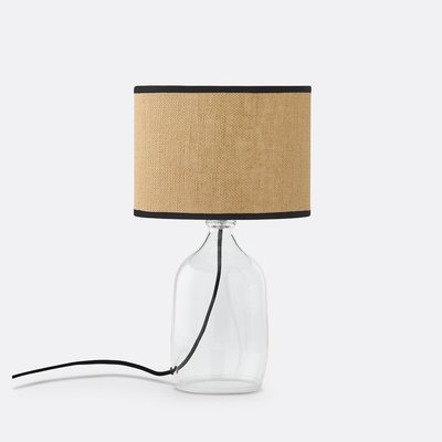 Lampe à poser verre et lin, Ania LA REDOUTE INTERIEURS
