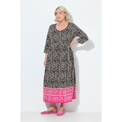 Robe en jersey. Col rond et manches 3/4. ULLA POPKEN