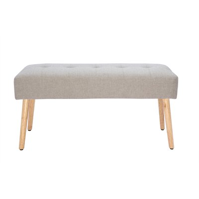 Banc design capitonné L96 cm GUESTA MILIBOO