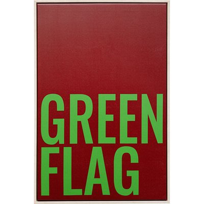 Tableau Green Flag 40x60cm KARE DESIGN