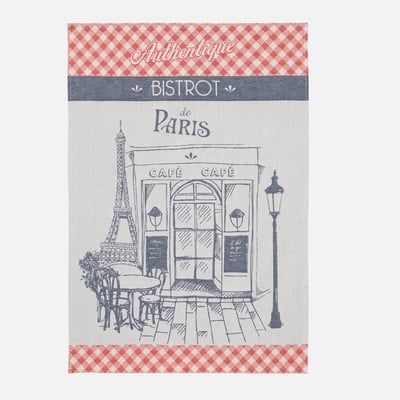 Torchon jacquard en coton AUTHENTIQUE BISTROT COUCKE