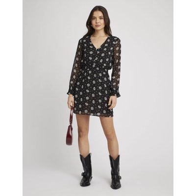 Robe en voile imprimée polyester recyclé BZB