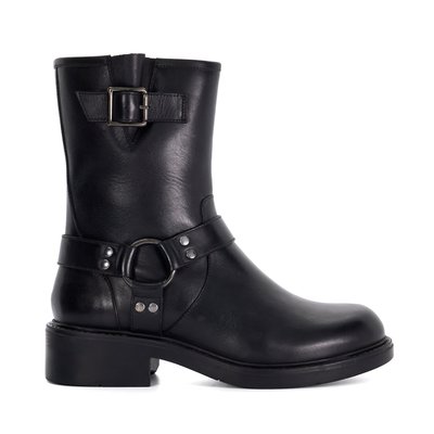 Bottines style motard en cuir - PHILLYY DUNE LONDON