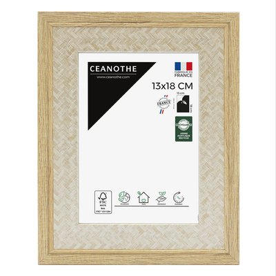 Cadre Photo 13x18 Cm Résine Recyclée PALMA CEANOTHE
