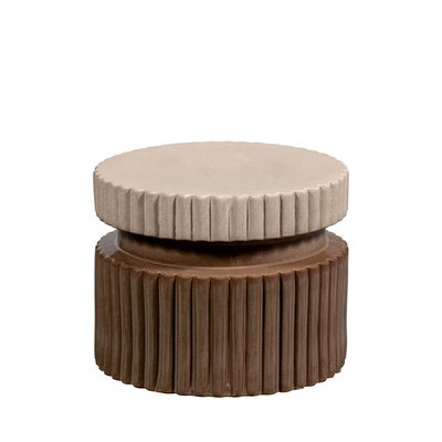 Table d'appoint ronde en céramique ø48cm- GEER WOOOD