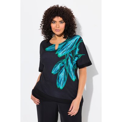 T-shirt oversize, imprimé feuilles ULLA POPKEN