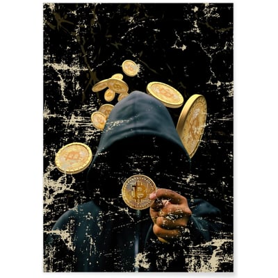 Affiche Motivation Cryptomonnaie L'AFFICHERIE