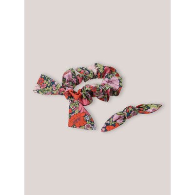 Pince et chouchou en tissu Liberty CYRILLUS