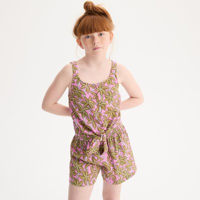 Set 2 pezzi con top e pantaloncini con stampa di palme LA REDOUTE COLLECTIONS