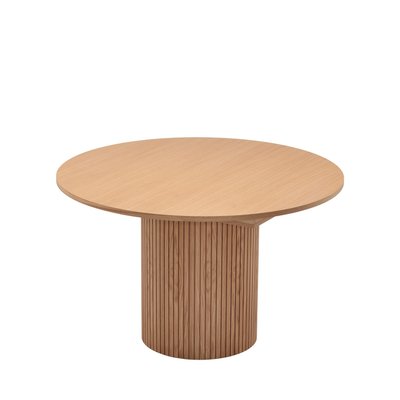 Table à manger extensible 4 à 6 personnes en bois ø120-160x120cm - Toscana WOODMAN