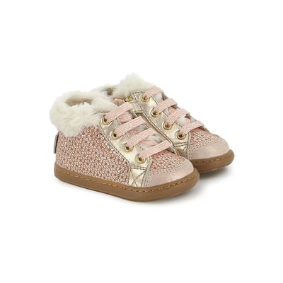 Baskets zippées et fourrées BOUBA BI ZIP SHOO POM