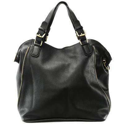 Grand sac à main en cuir grainé italien CAMELIA OH MY BAG