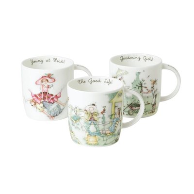 Mug 38 cl Joie de vivre (lot de 3) ROY KIRKHAM