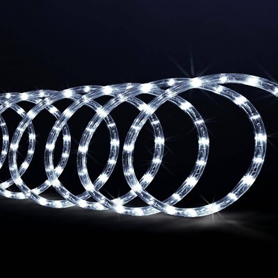 Tube électrique extérieur 10m 180 LED blanc froid FEERIC LIGHTS & CHRISTMAS