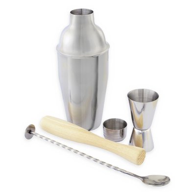 Set À Cocktail Cobbler 4 Pièces En Inox POINT VIRGULE