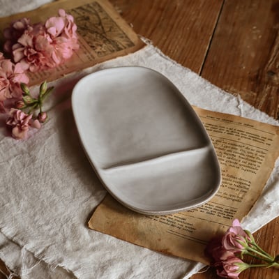 Conjunto de 2 travessas divididas 20 cm SVELTE, NOSSE CERAMIC NOSSE CERAMIC