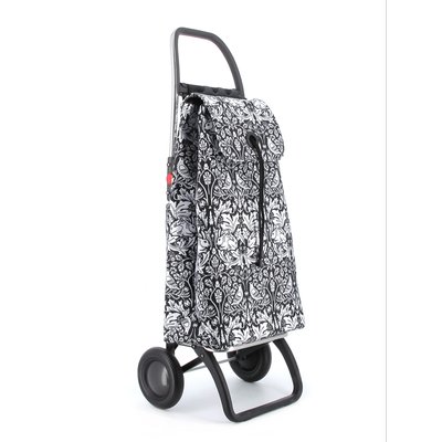 IMAX W MORRIS - Chariot de course pliable 2 roues, design  original, parfait pour allier style et praticité - Noir et blanc ROLSER