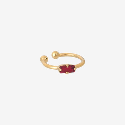 Bague d'oreille Baguette scarlet CAROLINE NAJMAN