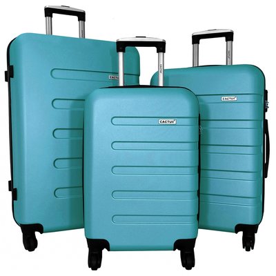 Lot 3 valises dont 1 valise cabine rigides CACTUS