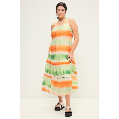 Robe maxi coupe évasée. Rayures esprit Batik STUDIO UNTOLD